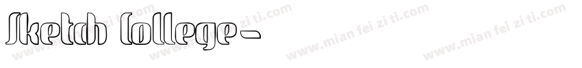 Sketch College字体转换